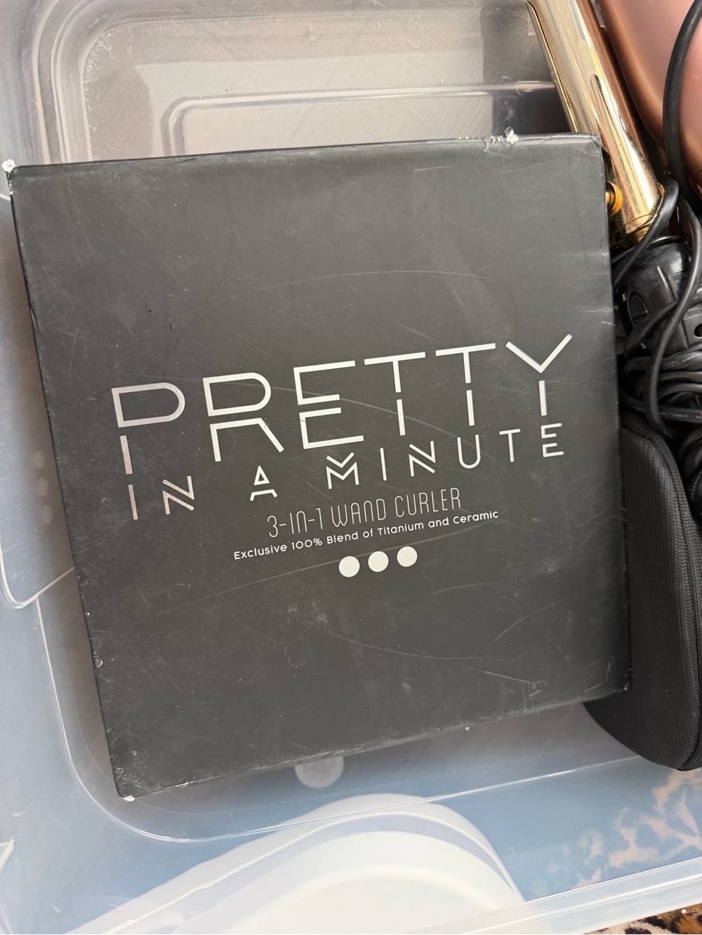 Pretty In A Minute 3-in-1 Wand Curler - Black